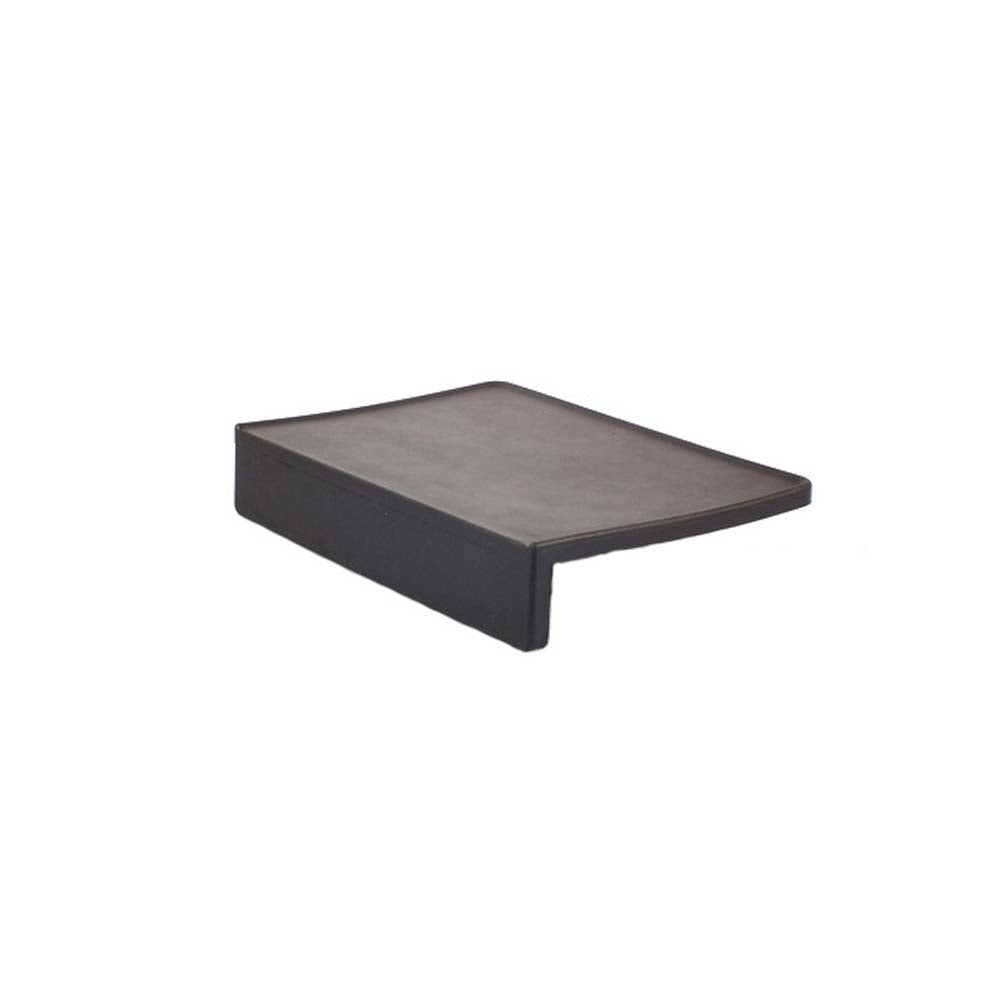 The Barista Basics Tamp Mat features a 90-degree corner edge that rests over the edge of your bench, protecting it from wear and tear.