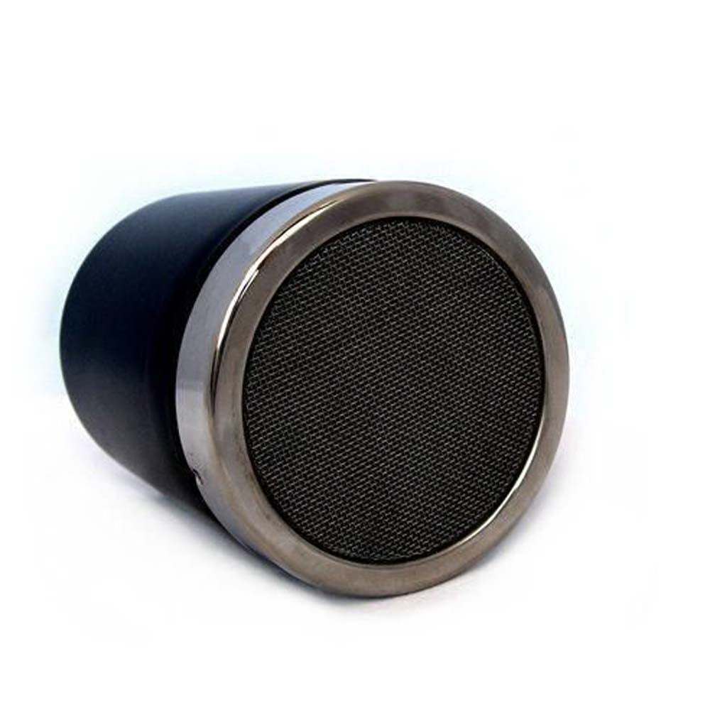 The Rhino Coffee Gear Cocoa Shaker comes in black color, with the option of either a fine mesh or coarse lid (humid areas may prefer to use the coarse lid).