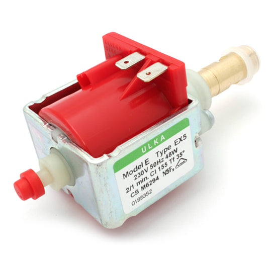 ULKA EX5 Espresso Machine Vibration Pump (Brass Outlet – 230V, 48W)