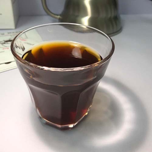 A freshly brewed cup of coffee made using Beanz Drip, ready to enjoy.
