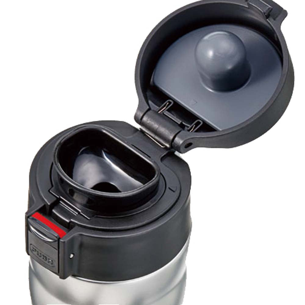 Hario V60 Soto Travel Mug featuring lock switch on the lid  can store your Soto mug during travel with 100% confidence.